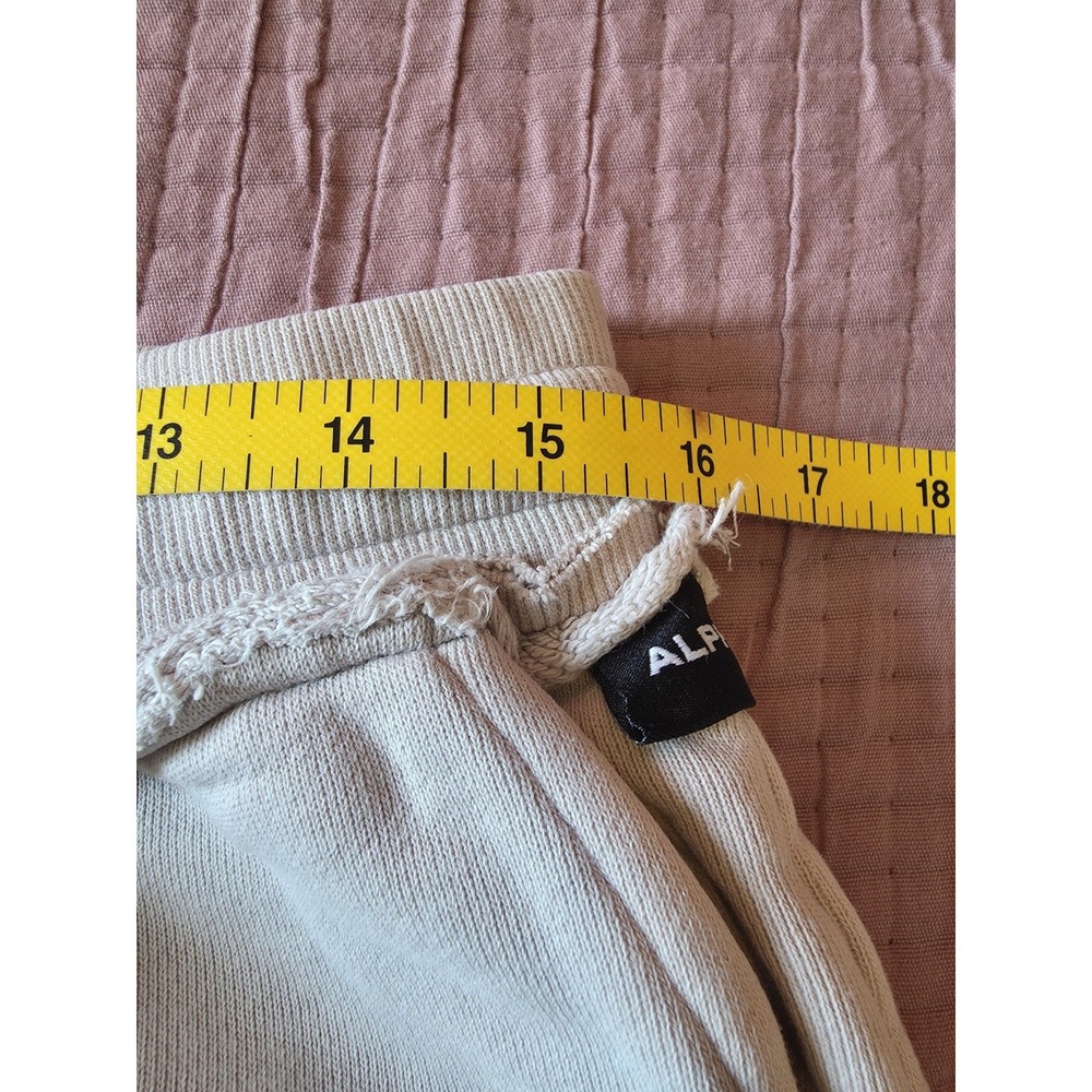 Alphalete Mens Beige French Terry Very Terry Cotton Joggers Sweatpants XL - Picture 6 of 7